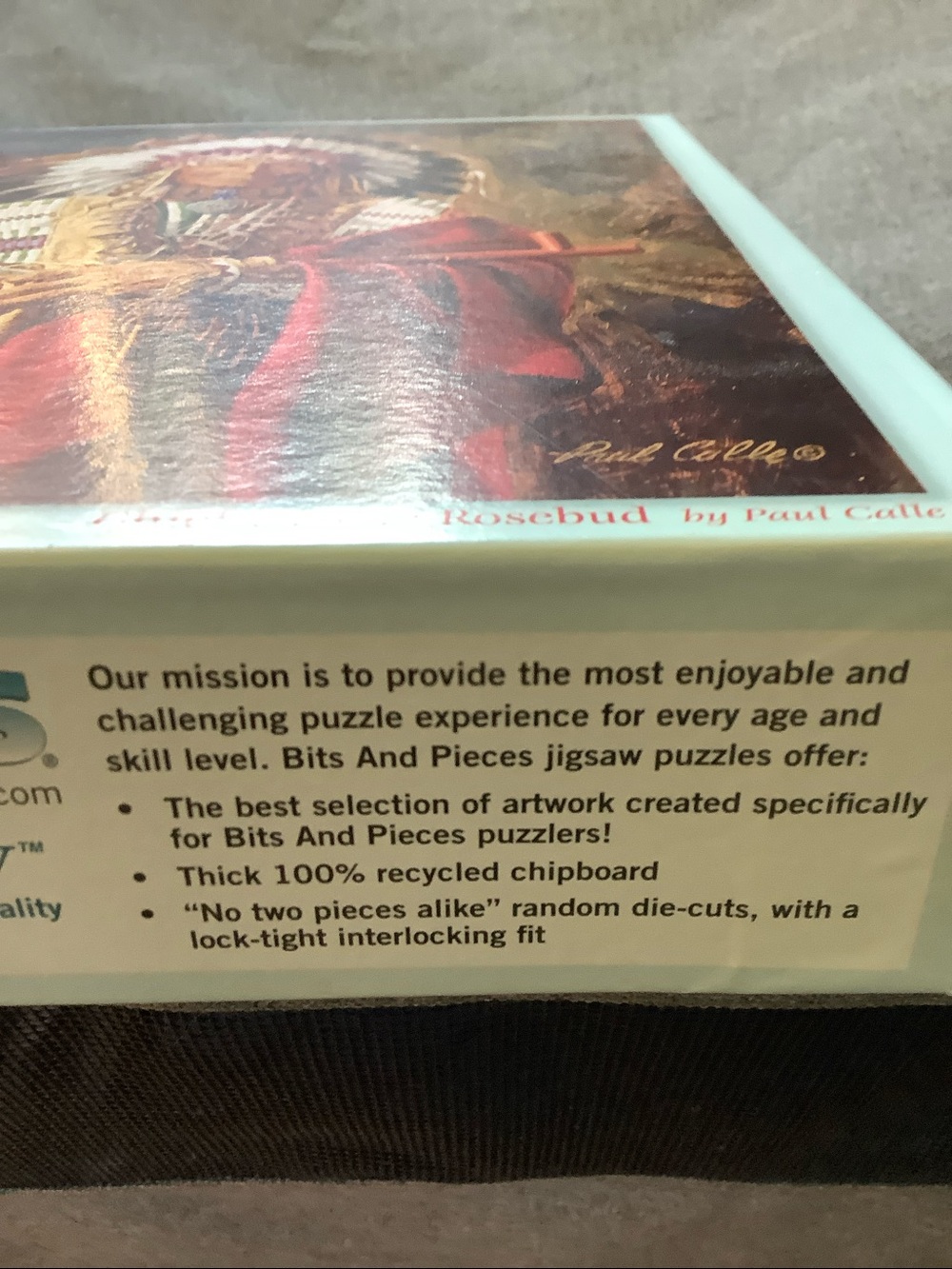 Bits and Pieces Chief of the Rosebud 300-Piece Jigsaw Puzzle by Paul Calle - Picture 2 of 2